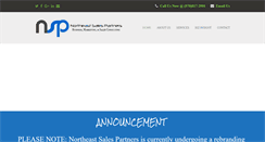 Desktop Screenshot of northeastsalespartners.com